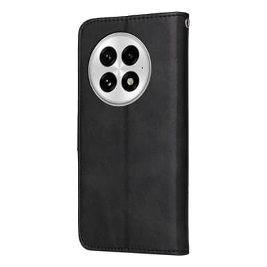 SKALO OnePlus 13 PU-nahka Lompakkokotelo - Musta