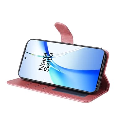 SKALO OnePlus 13R PU-nahka Lompakkokotelo - Pinkki