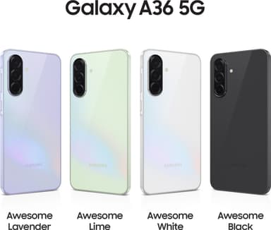 Samsung Galaxy A36 5G älypuhelin 6/128 GB Enterprise (musta)
