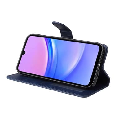 SKALO Samsung A16 PU-nahkainen Lompakkokotelo - Sininen
