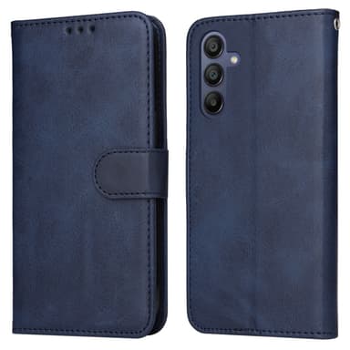 SKALO Samsung A16 PU-nahkainen Lompakkokotelo - Sininen