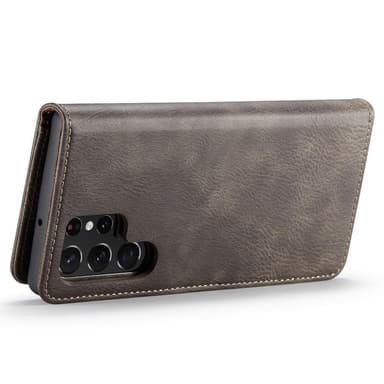 DG MING Samsung S22 Ultra 2-in-1 magneetti lompakkokotelo - Harmaa