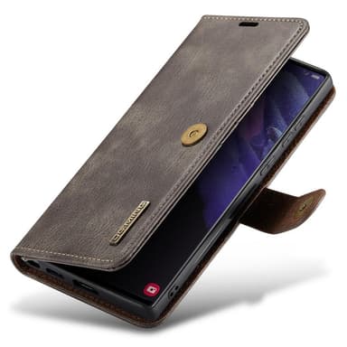 DG MING Samsung S22 Ultra 2-in-1 magneetti lompakkokotelo - Harmaa