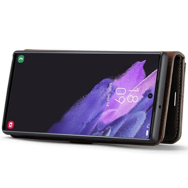 DG MING Samsung S22 Ultra 2-in-1 magneetti lompakkokotelo - Harmaa
