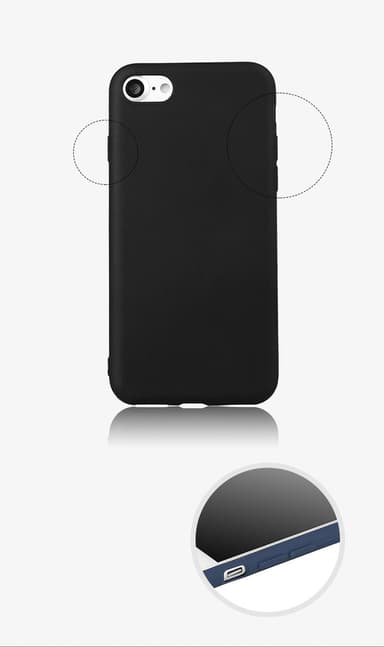 SKALO iPhone 7/8 Ultraohut TPU-kuori - Sininen