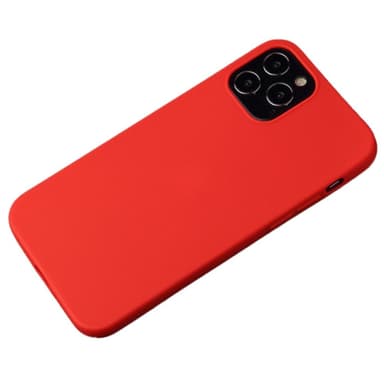SKALO iPhone 15 Plus Ultraohut TPU-kuori - Punainen