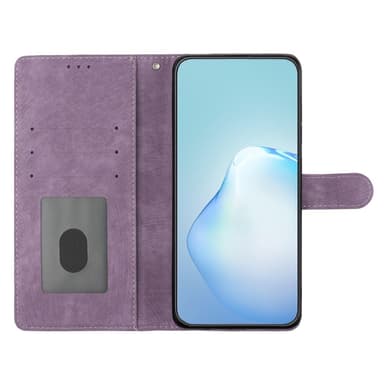 SKALO iPhone 15 Pro Max Lompakkokotelo PU-nahkaa - Violetti