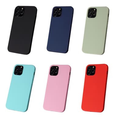 SKALO iPhone 15 Plus Ultraohut TPU-kuori - Punainen