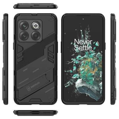 SKALO OnePlus 10T 5G Hybrid BIBERCAS Suojakuori - Musta