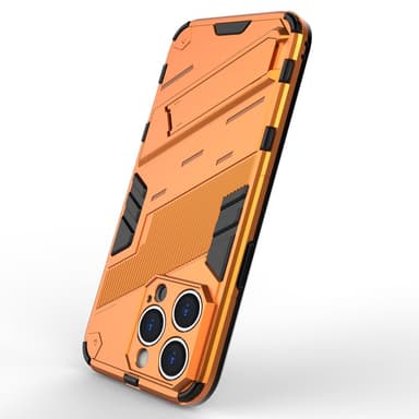 SKALO iPhone 15 Pro Max Hybrid BIBERCAS Suojakuori - Oranssi