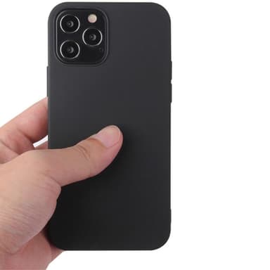 SKALO iPhone 15 Pro Max Ultraohut TPU-kuori - Musta