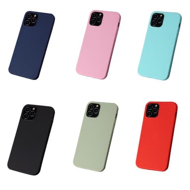 SKALO iPhone 15 Pro Max Ultraohut TPU-kuori - Musta