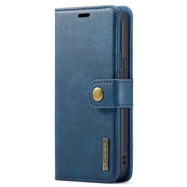 DG MING iPhone 14 Pro 2-in-1 magneetti lompakkokotelo - Sininen