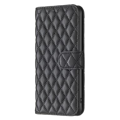 SKALO iPhone 15 Pro BINFEN COLOR Tikattu Lompakko - Musta