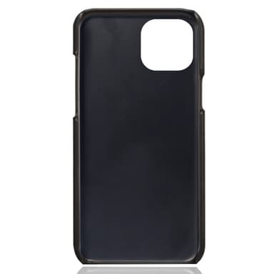 SKALO iPhone 14 PU-nahkainen Korttikotelo - Musta