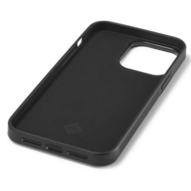 SKALO iPhone 15 Pro Max LC.IMEEKE Carbon Fiber PU-nahkakuori - Musta