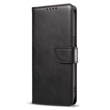 SKALO iPhone 15 Pro Premium Wallet Lompakkokotelo - Musta