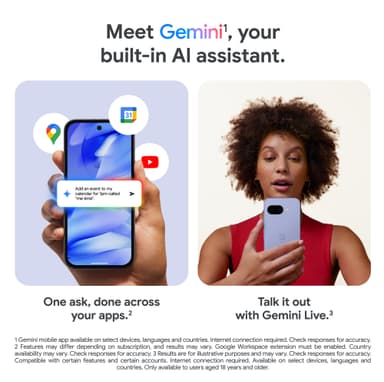 Google Pixel 9a 5G älypuhelin 8/128 GB (Obsidian)