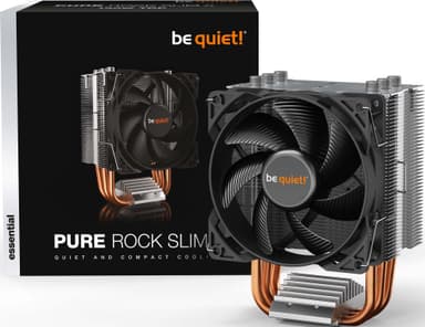 be quiet! PURE ROCK Slim 2 prosessorijäähdytin (hopea)