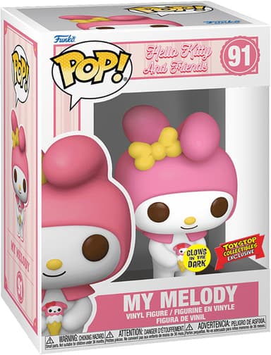 Funko POP Hello Kitty pimeässä hohtava toimintafiguuri (My Melody)