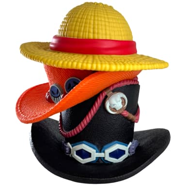 Plastoy One Piece säästölipas (Stack of Hats)