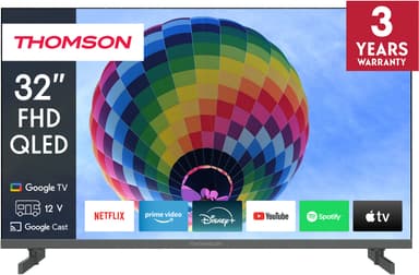 Thomson Google 32" 32QG4S14C FullHD älytelevisio (2025/sivujalat)