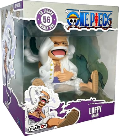 Plastoy One Piece säästölipas (Luffy Gear Five)