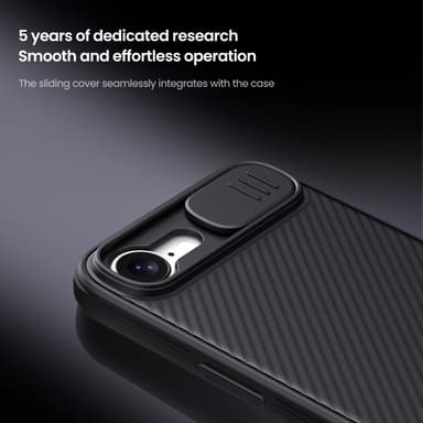 NILLKIN iPhone 16e CamShield Pro Series Suojakuori - Musta