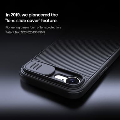 NILLKIN iPhone 16e CamShield Pro Series Suojakuori - Musta