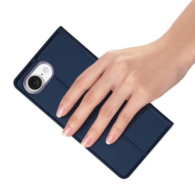 DUX DUCIS iPhone 16e Skin Pro Series Lompakkokotelo - Sininen