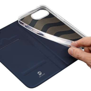 DUX DUCIS iPhone 16e Skin Pro Series Lompakkokotelo - Sininen