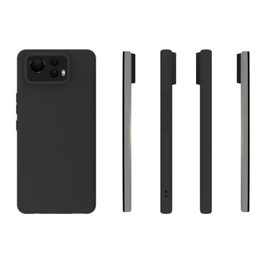 SKALO Asus Zenfone 12 Ultra 5G Mattamusta Ultrahohut TPU Suojakuori - Musta