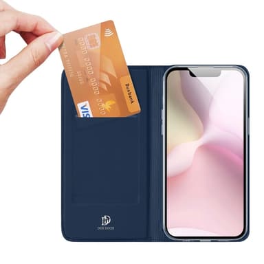 DUX DUCIS iPhone 16e Skin Pro Series Lompakkokotelo - Sininen