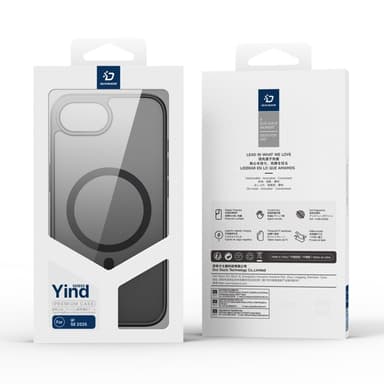 DUX DUCIS iPhone 16e Yind Series Matta viimeistely Suojakuori - Musta