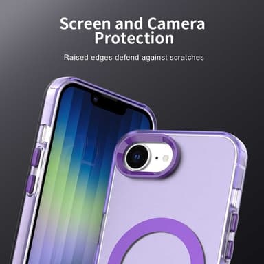 SKALO iPhone 16e Candy Series Hybrid Suojakuori - Violetti