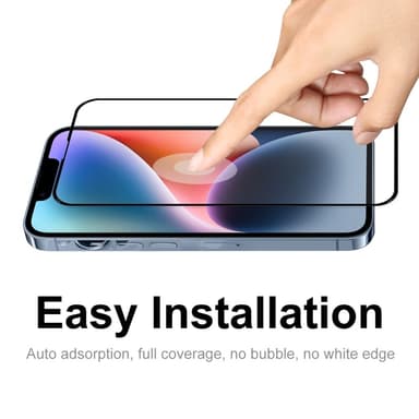 SKALO iPhone 16e Kokonaisvaltainen näytönsuoja karkaistua lasia - Läpinäkyvä
