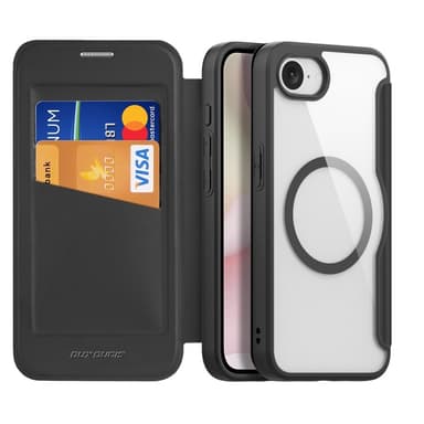 DUX DUCIS iPhone 16e Skin X Pro Lompakkokotelo - Musta