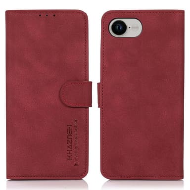 SKALO iPhone 16e KHAZNEH Lompakkokotelo - Punainen