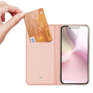 DUX DUCIS iPhone 16e Skin Pro Series Lompakkokotelo - Pinkki