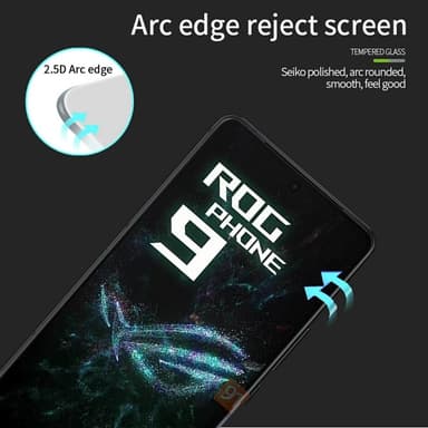 SKALO Asus Zenfone 12 Ultra 5G Kokonaisvaltainen Näytönsuoja Karkaistu Lasi - Läpinäkyvä