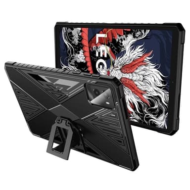 SKALO Lenovo Legion Tab 3rd Gen TPU Kickstand Suojakuori - Musta