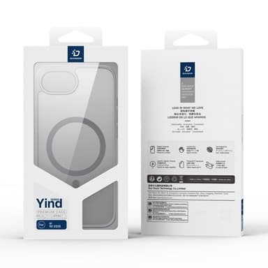 DUX DUCIS iPhone 16e Yind Series Matta viimeistely Suojakuori - Harmaa