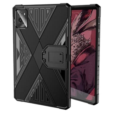 SKALO Lenovo Legion Tab 3rd Gen TPU Kickstand Suojakuori - Musta