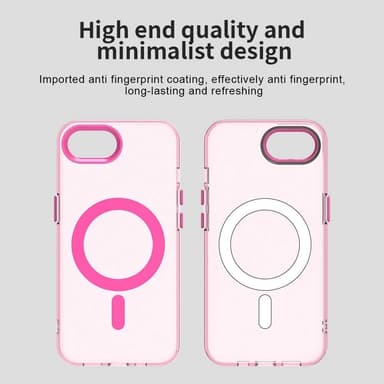 SKALO iPhone 16e Candy Series Hybrid Suojakuori - Punainen
