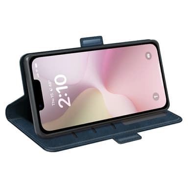 SKALO iPhone 16e Premium ID Lompakkokotelo - Sininen