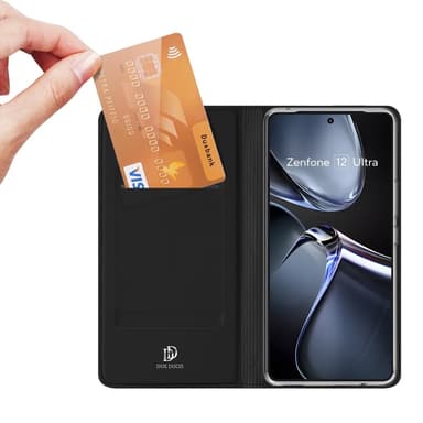 DUX DUCIS Asus Zenfone 12 Ultra 5G Skin Pro Series Lompakkokotelo - Musta