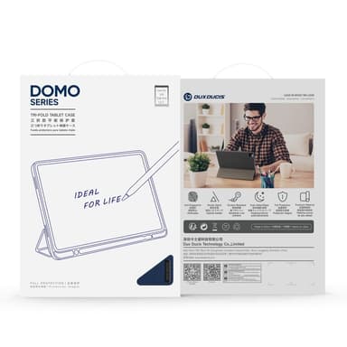 DUX DUCIS Lenovo Idea Tab Pro DOMO Series Kotelo - Sininen