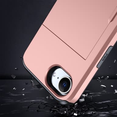 SKALO iPhone 16e Armor Korttikotelo Suojakuori - Sininen