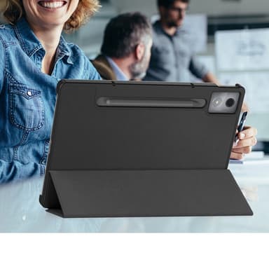 SKALO Lenovo Idea Tab Pro Trifold Kotelo - Musta