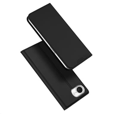 DUX DUCIS iPhone 16e Skin Pro Series Lompakkokotelo - Musta